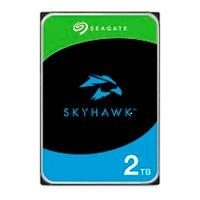 Disco duro interno seagate skyhawk 2tb 3.5 escritorio sata3 6gb/s 256mb 5400rpm video vigilancia 24x7 dvr y nvr 1-8 bahias 1-64 cam