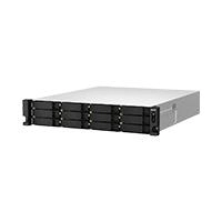 Nas qnap ts-h1887xu-rp-e2336-32g-us/18 bahias/ rack 2u/ intel xeon 6 nucleos, hasta 4.8 ghz/32gb ram, hasta 128gb/2.5gbe(2)/10gbe(1)/25gbe(opcional)/m.2/usb3.2(2)/fuenteredu/hotswap/no incluye discos