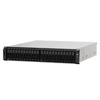 Nas qnap ts-h2490fu-7302p-128g-us/all-flash/24 bahias/formato rack/fuente redundante/procesador amd epyc 7302p 16nucleos hasta 3.3 ghz/128gb ram/2.5gbe(2)/25 gbe(4) usb 3.2(2)/hotswap/sin discosduros