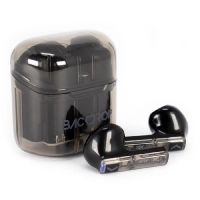 Audifonos inalambricos tws backdrop transparentes/10m / tactil color negro
