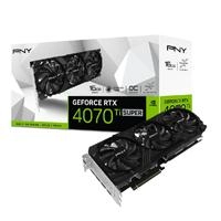 Tarjeta de video pny nvidia geforce rtx 4070 ti super led tripl fan oc /16gb gddr6x/pcie x16 4.0/gama alta/gamer