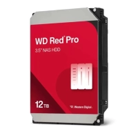 Disco duro interno wd red pro 12tb 3.5 escritorio sata3 6gb/s 256mb 7200rpm 24x7 hotplug nas 1-24 bahias  wd122kfbx