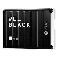 Disco duro externo wd black p10 game drive 5tb portatil usb3.2 gen1 negro/bco xbox x/s xbox one wdba5g0050bbk-wesn