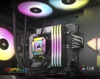Ventilador p/cpu corsair (cw-9060071-ww) icue h170i elite capellix,420mm,3 fans,enfriamiento liquid