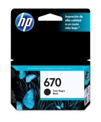 Tinta hp 670 negro