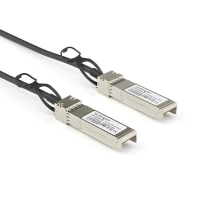 Startech.com cable 1m twinax sfp+ a sfp+ con conexión directa 10gbe- compatible dac-sfp-10g-1m de dell emc - cobre - dac mini gbic pasivo - cable for dispositivo de red, servidor, router, conmutador - 10gbits - negro