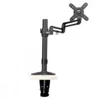 Soporte tripp lite de escritorio articulado de brazo flexible de movimiento completo para monitores de 13 a 27 pulgadas