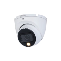 Dahua hac-hdw1801tlm-il-a - camara domo 4k iluminador dual inteligente + full color lente de 2.8mm 106 grados de apertura 20 metros de iluminación ir y visible super adapt microfono integrado wdr real de 120 db ip67