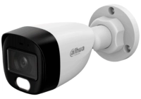 Dahua hac-hfw1209cm-a-led-0280b-s3 - cámara bullet full color 1080p lente de 2.8 mm y ángulo de 108°. micrófono integrado, wdr digital y 20 m de iluminación. carcasa metálica ip67 para máxima resistencia. compatible con cvi, cvbs, ahd y tv.