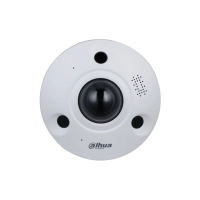 Dahua dh-ipc-ebw8842-as-ivc cámara ip domo fisheye antivandálica 4k 8 megapíxeles visión 360 grados h265+ audio heat map poe+ heat map conteo de personas ranura microsd ip67 ik10