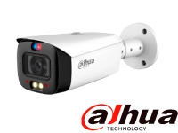 Camara ip/ dahua/ ipc-hfw3449t1-as-pv-v2/ bullet 4mp ofrece tioc, wizsense, acupick, iluminador dual, disuasion activa, lente 3.6mm, asi como sirena y estrobo azul y rojo, smd 4.0 y proteccion ip67.