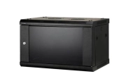 Gabinete para rack 19 de 6u dahua dh-pfc200d-6u4d - con 4 postes, ideal para organizar equipos de red.