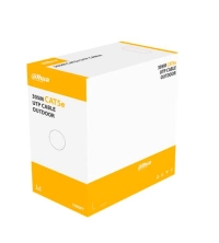 Bobina de cable utp para exterior dh-pfm920-5eu-c cat5e 100  cobre 305 metros color blanco cubierta exterior mdpe cumple con estandares ansitia 568-c