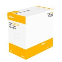 Cable utpdahuadh-pfm920-5eubobina de cable utp para exterior cat5e 100 cobre 305 metros color negro cubierta exterior mdpe cumple con estandares ansitia 568-c.2 retardante de llama rohs