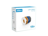 Bobina de 100 mts de cable utp dh-pfm920i-6u-c-100-white cat6 aluminiem color blanco cubierta retardante de flama con certificacación ansi ul cm ideal