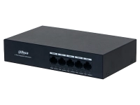 Switch/ dahua/ dh-pfs3005-4gt-36 con 4 pto gigabit poe y 1 pto rj45 10/100/1000 mbps. ofrece proteccion contra descargas electricas, ideal para alimentar dispositivos ip. incluye fuente de poder inte Switch/ dahua/ dh-pfs3005-4gt-36 con 4 pto gigabit poe y 1 pto rj45 10/100/1000 mbps. ofrece proteccion contra descargas electricas, ideal para alimentar dispositivos ip. incluye fuente de poder inte
