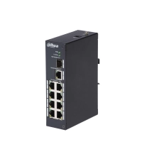 Switch poe/ dahua/ pfs3110-8et-96/ de 10 puertos/ 8 ptos poe/ 1 pto sfp de 1000 mbps/ 1 pto rj45 10/100/1000/ 96 watts totales/ soporta poe watchdog/ switching 7.6 gbps/ tasa de reenvio de paquetes d