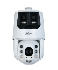 Dahua dh-sdt6c425-4p-gb-apv-0280 cámara ptz panorámica  ip 4 megapixeles  iluminadores duales inteligentes 25x zoom starlight ir hasta 200 m auto-tracking protección perimetral detección facial ip66 disuasión activa sirena y estrobo