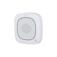 Dahua dhi-ara14-w2- sirena intercom inalámbrica con audio bidireccional y múltiples sonidos (fuego, intrusión, pánico, médica y más), botón de pánico, app dmss, frecuencia 433 mhz, tecnología airshield, compatible únicamente con hub 2.0