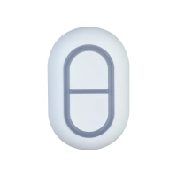 Dahua dhi-ard822-w2 - botón de pánico (doble) inalámbrico, led indicador de estado (verde), alarma de batería baja, app dmss, frecuencia 433 mhz, tecnología airshield, compatible con hub 1.0 y hub 2.0
