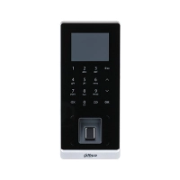 Dahua asi2212h-w - control de acceso exterior ip65 3,000 huellas 30,000 tarjetas mifare y passwords 150,000 eventos diseño delgado y elegante desbloqueo remoto tcpip autoregistro p2p funcion de timbre