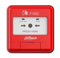 Dahua wisualarm hy-1200 - estacion manual de alarma de emergencia direccionable  2 hilos sin polaridad cumple con norma en54-11 saida independiente par de contactos normalmente abiertos