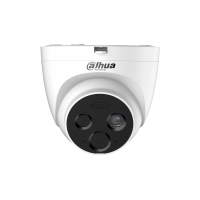 Dahua wisualarm hy-ft431ldp - cámara ip térmica para detección de fuego 4mp, detector vox alta sensibilidad, detección incendio, alarma de punto frio y caliente, e&s de alarma, micrófono, bocina de 70db, ip66