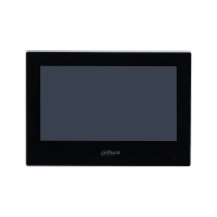 Monitor ip/ dahua/ vth2621g-p/ para videoportero tactil de 7 en negro, serie lite, ideal para interiores. soporta poe estandar, hasta 4 camaras de e y 4 mon. adicionales. incluye modo no molestar, 6