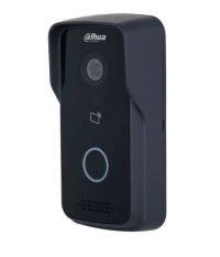 Videoportero ip/ dahua/ dhi-vto2111d-p-s3 - frente de calle/ alambrico/ angulo vision 107 grados con wdr /apertura de puerta por app, tarjeta y desde monitor/exterior ip65/ poe/ soporta 10 monitores