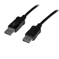 Cable de 15m displayport activo - 4k a 30hz y soporte opcional para audio - 2x macho dp - extensor - negro - startech.com mod. displ15ma