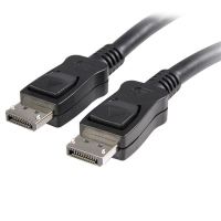 Startech.com cable de 6m para monitor displayport dp con seguro - macho a macho - cable for dispositivo de audiovídeo, workstation, monitor, proyector, tarjeta gráfica, portátil - 21.6gbits - admite hasta4096 x 2160 - apantallado - oro conector chapado - cmg - 26 awg - negro