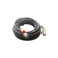 Cable coaxial armado hikvision diy-10m-hd - 10 mts, negro