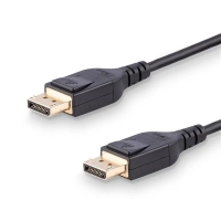 Startech.com cable displayport 1.4 - 1m - certificado vesa - 8k@60hz - hbr3 - hdr - cable de pantalla dp a dp - cable displayport de 8k - cable for computadora de escritorio, monitor, tv, proyector, dispositivo de audiovídeo, reproductor de seńalización digital - 32.4gbits - admite hasta7680 x 4320 - apantallado - oro conector chapado - vw-1 - 34 awg - negro