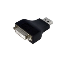 Startech.com adaptador convertidor de video displayport™ dp macho a dvi hembra 1080p 1920x1200 - 1920 x 1200 supported - negro