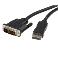 Startech.com cable displayport a dvi de 3m, cable adaptador conversor displayport a dvi-d, 1080p, cable para monitor dp 1.2 a dvi - cable for dispositivo de vídeo, monitor, hdtv, workstation, computadora de escritorio, portátil, base de conexión - admite hasta1920 x 1200 - níquel conector chapado - negro