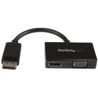Adaptador dp de audio/video para viajes - convertidor displayport a hdmi o vga compatible con thunderbolt 1920x1200 - startech.com mod. dp2hdvga