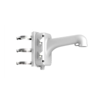 Montaje de poste para domos hikvision  color blanco  uso en exterior