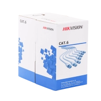 Bobina de cable de 305 m 1000 ft cat 6 / 100 cobre / color blanco / uso en interior / pvc