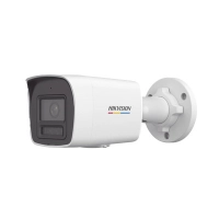 Camara bala ip 4 megapixeles [dual light + colorvu] bala ip 4 megapixel / lente 2.8 mm / 30 mts ir + 30 mts luz blanca / micrófono integrado / acusense lite / exterior ip67 / wdr 120 db / poe / micro