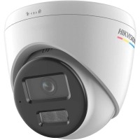 [dual light + colorvu] turret ip 6mp lente 2.8mm 30m ir 30m luz bca micrófono integrado acusense lite ip67 wdr 120 db poe micro sd
