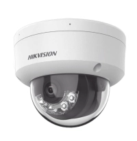 Dual light + 2 micrófonos integrados domo ip 2 mp lente 2.8 mm 30 mts luz blanca + 30 mts ir acusense exterior ip67 ik10 wdr 120 db  poe acuseek