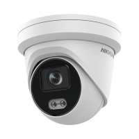 [dual light + colorvu] turret ip 4 megapixel / lente 2.8 mm / 40 mts ir + 40 mts luz blanca / microfono integrado / exterior ip67 / wdr 130 db / videoanaliticos (filtro de falsas alarmas) / captura f