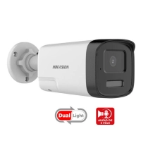 Camara hikvision cctv, bala, colorvu, 2mp, ir 40m, exterior, ip67, microfono y bocina
