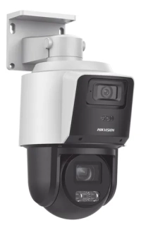 [tandemvu] ptz ip 4 megapixel con cámara panoramica 4 megapixel  4x zoom  dual light (40 mts ir + 30 mts luz blanca)  acusense  ip66  poe+  darkfighter  micro sd