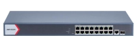 Hikvision ds-3e1518p-eim - switch gigabit poe+ monitoreable, 16 puertos 1000 mbps poe+