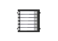 Modulo de botones hikvision ds-kd-kk para videoportero modular / llamada de un solo toque / soporta hasta 6 monitores principales