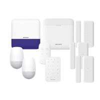 (ax pro) kit de alarma axp ro / incluye: 1 hub con bateria de respaldo/ 2 sensores pir / 3 contactos magnéticos mini / 1 control remoto / 1 sirena inalambr