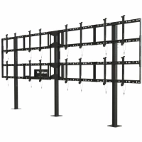 Soportes video wall peerless ds-s555-4x2 configuración 4x2 fijo a piso para monitores de 46 a 55 capacidad hasta 363 kg