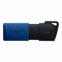 Memoria usb kingston datatraveler exodia m 64gb 3.2 gen 1 retráctil