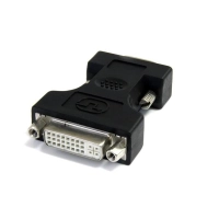 Adaptador de video dvi-i a vga - dvi-i hembra - hd15 macho - negro - startech.com mod. dvivgafmbk